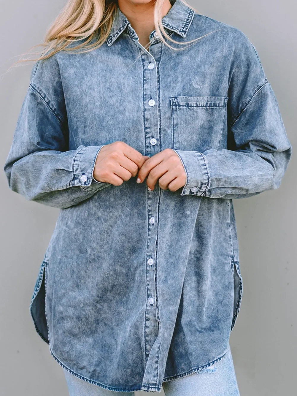 Acid Wash Denim Jacket