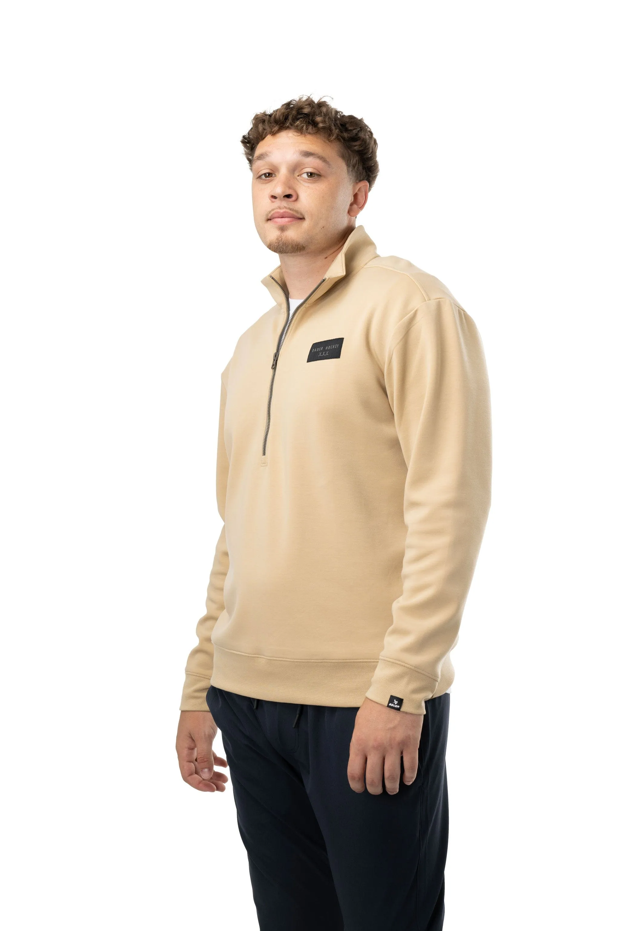 Bauer First Line Collection 1/2 Zip Pullover Senior - Tan