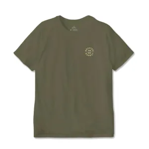 Brixton Oath V S/S Tee - Olive Surplus/Dusty Blue