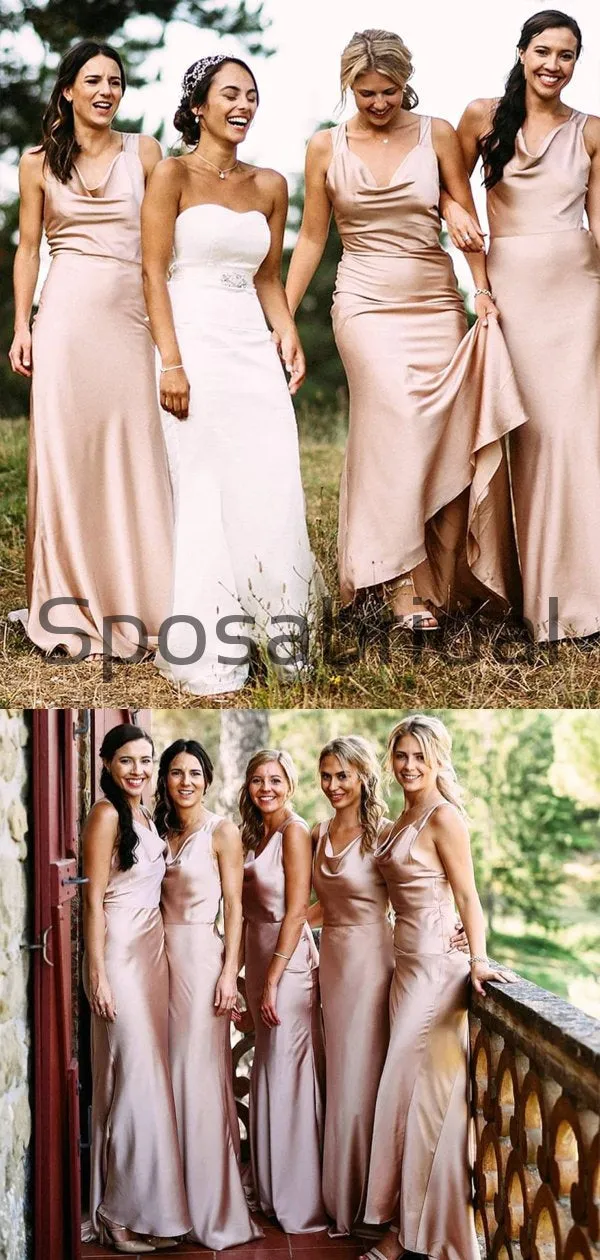 Cheap Mermaid Charming Long Elegant Bridesmaid Dresses WG876