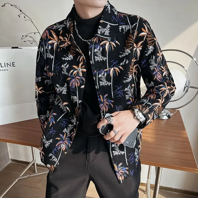 Coconut Flower Black Jacket