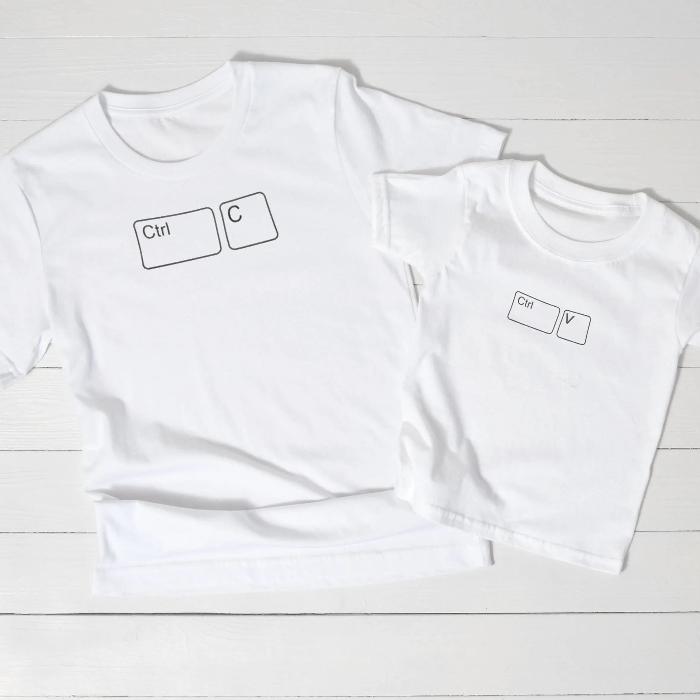 Copy Paste Father & Son T shirt Set