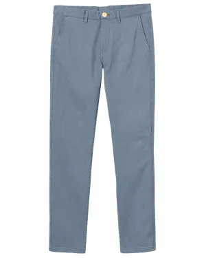 Cotton: Pigeon Blue Twill Chino