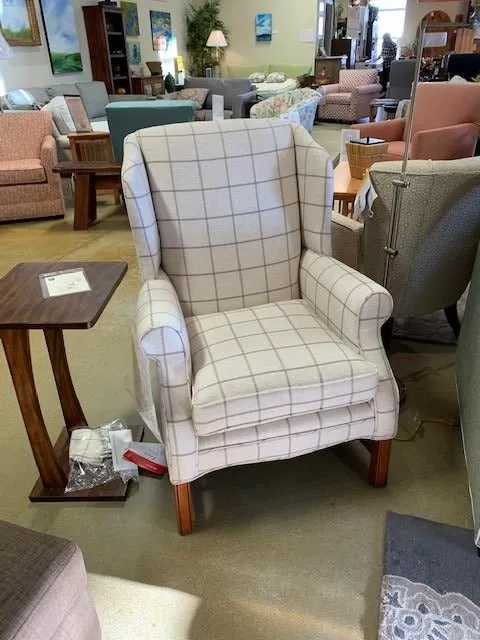 Cozy and Supportive Smaller Wing Back Chair - Showroom Models