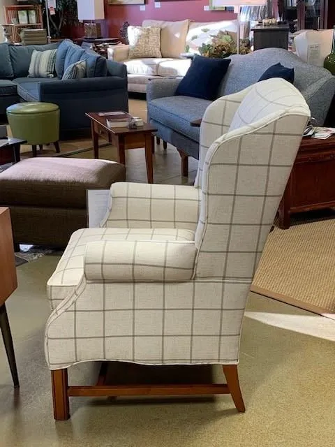 Cozy and Supportive Smaller Wing Back Chair - Showroom Models