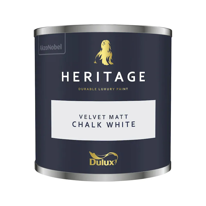 Dulux Heritage Matt Emulsion - Chalk White