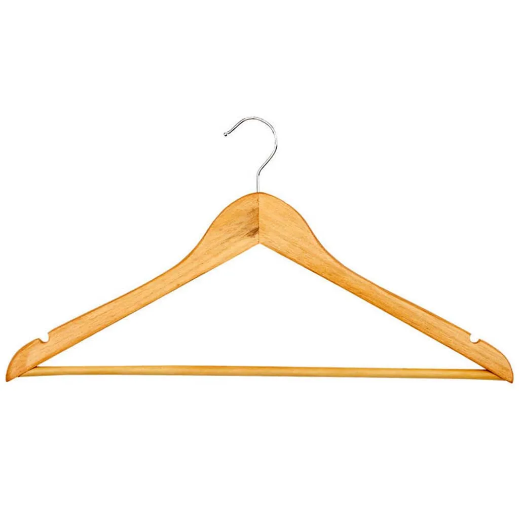 ellise Wooden Coat Hangers 44.5cm 3Pcs HOM-886