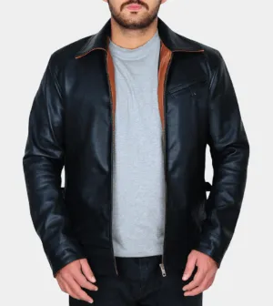 Estelle Men's Biker Leather Jacket