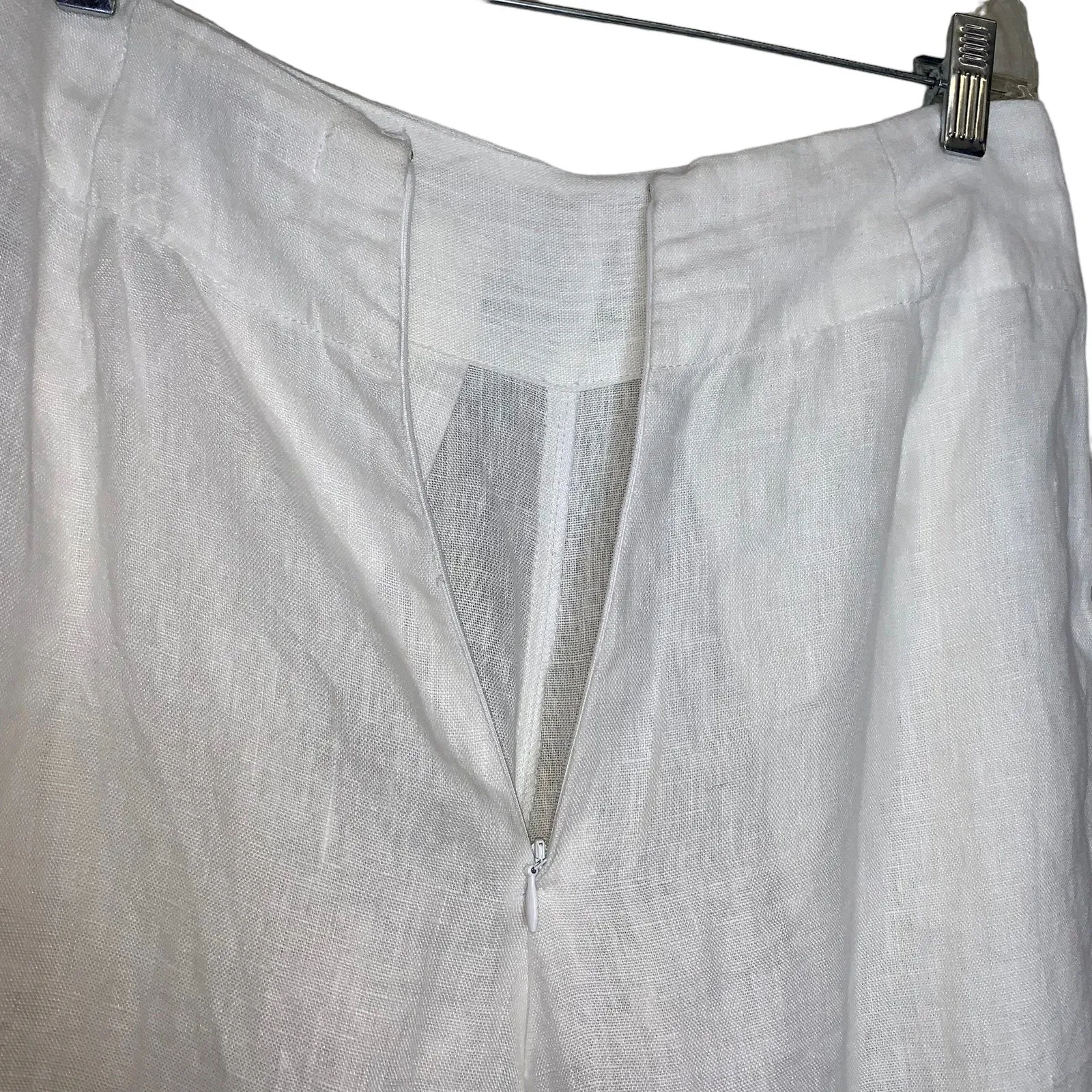 Faithfull The Brand Circa Pants White Linen Sz S New NWT