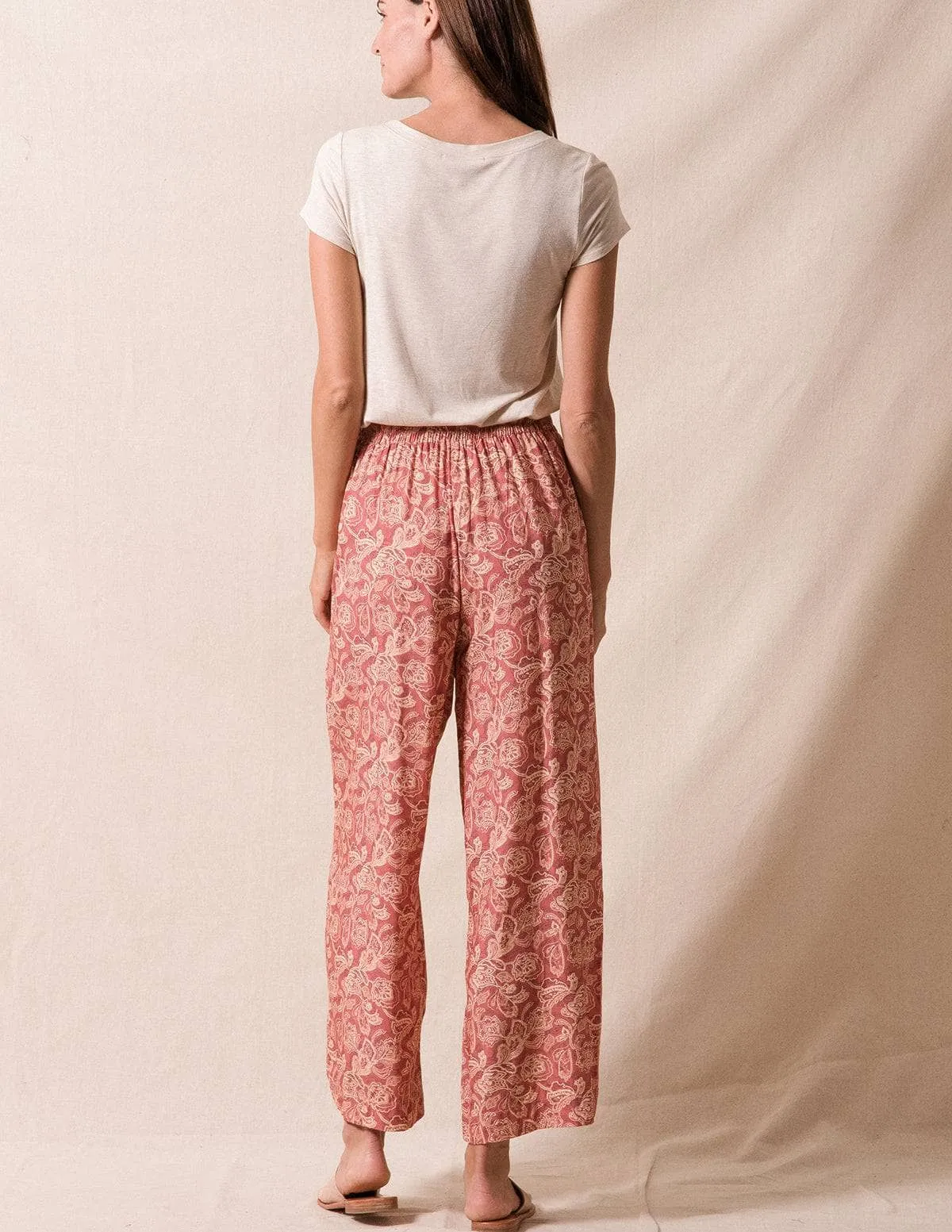 Izabella Flowy Pants- Large Only