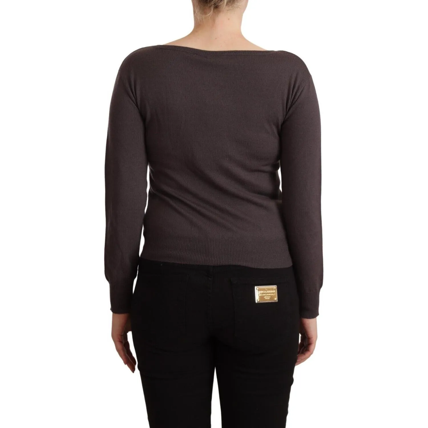 John Galliano Elegant Wool Long Sleeve Sweater