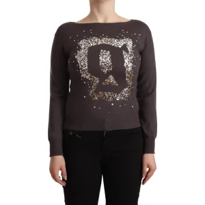 John Galliano Elegant Wool Long Sleeve Sweater