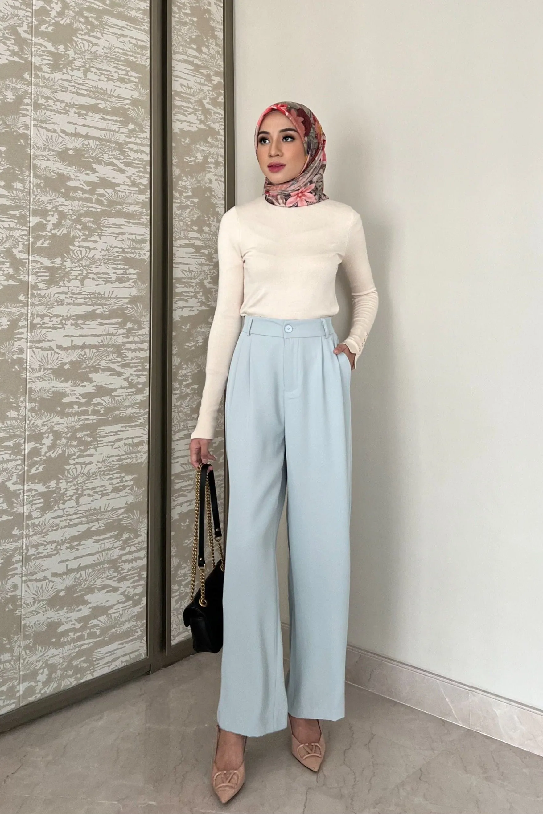 Lowee Pants - Angel Eyes - Celana Panjang Kantor Polos Wanita BT0273830