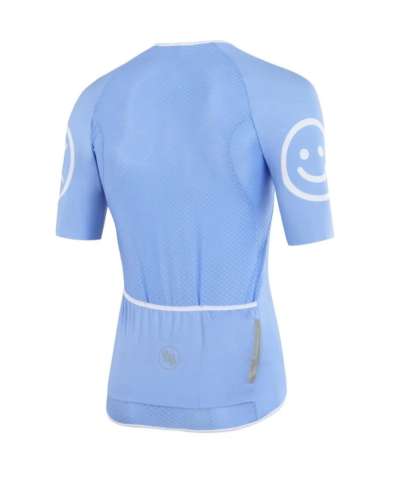 MB Wear Maglia Ultralight Jersey - Smile Azzurro Light Blue