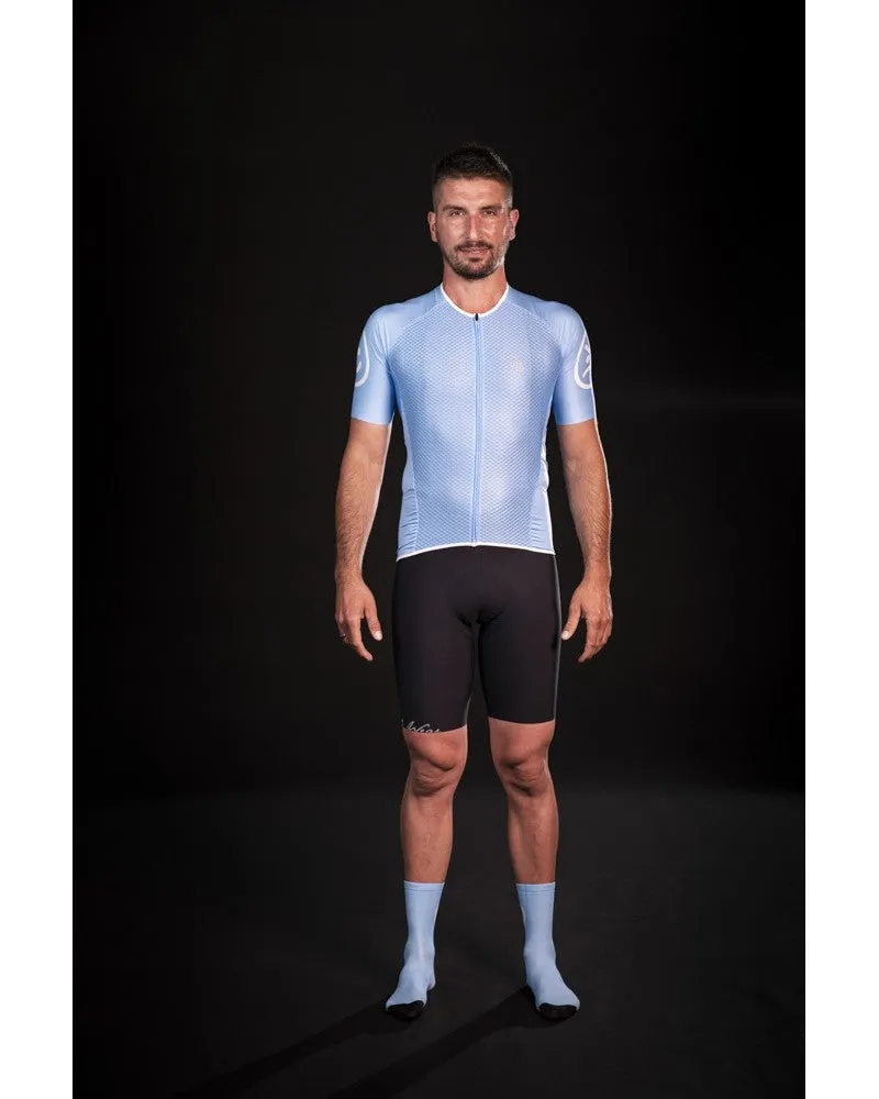 MB Wear Maglia Ultralight Jersey - Smile Azzurro Light Blue