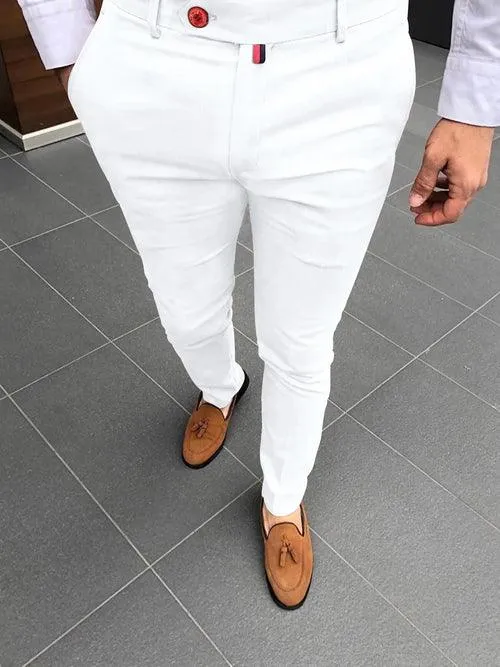 Men's Fashion Casual Pants Daily Business Formal Pants High