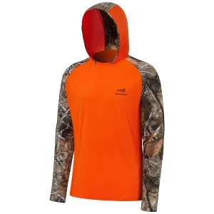 Men’s UPF 50  Long Sleeve Fishing Hoodie  FS17M New