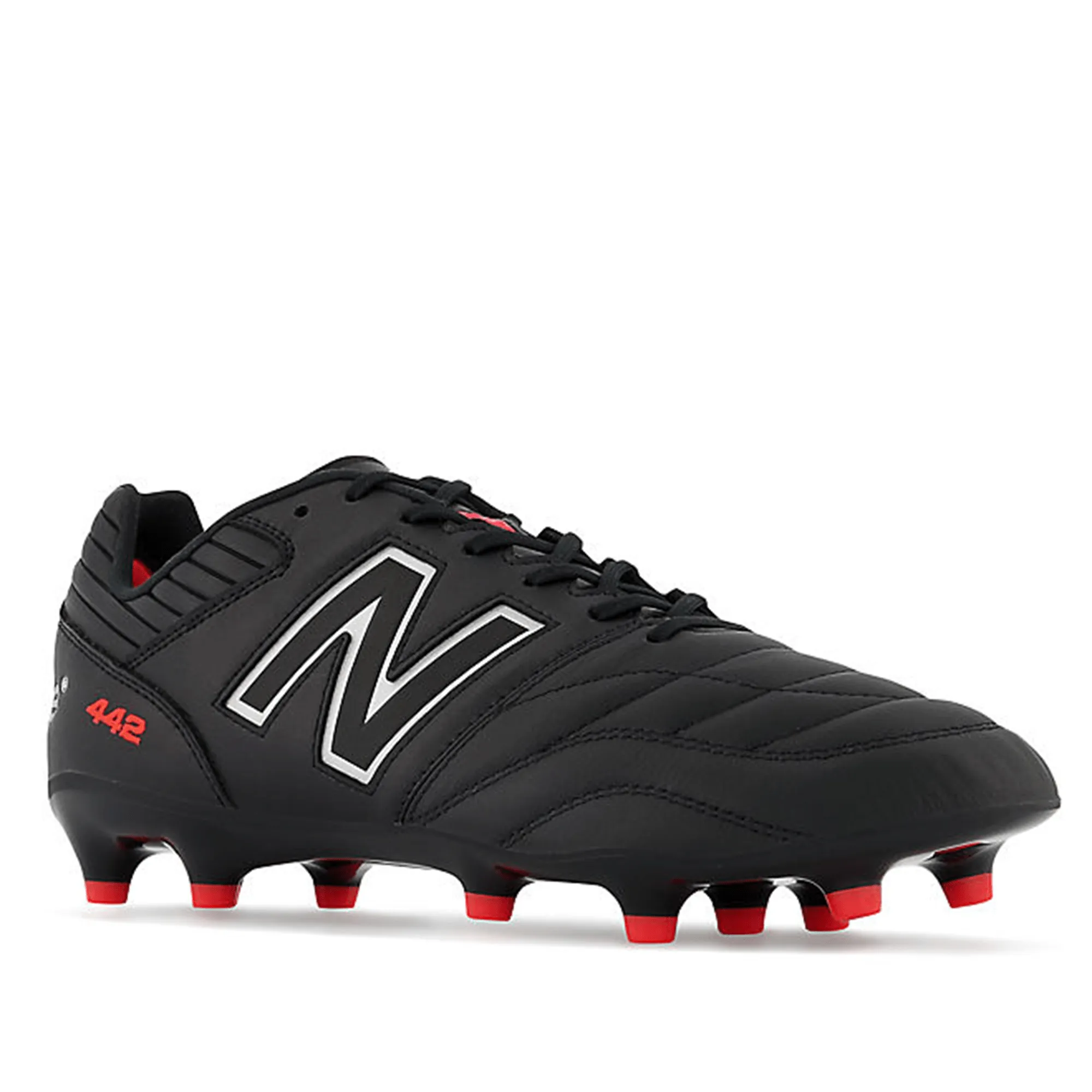 New Balance 442 v2 Pro Synthetic FG - Black/Silver