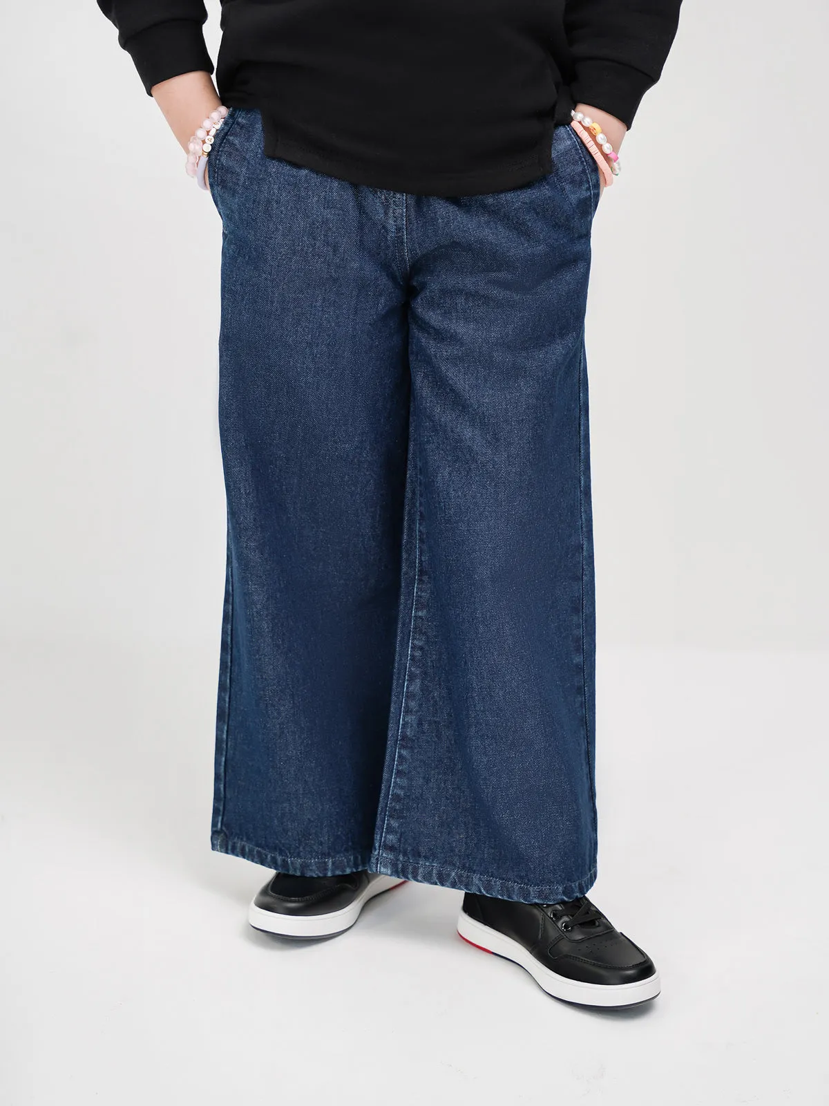 "AZARIA"  Straight Hem Denim Pant