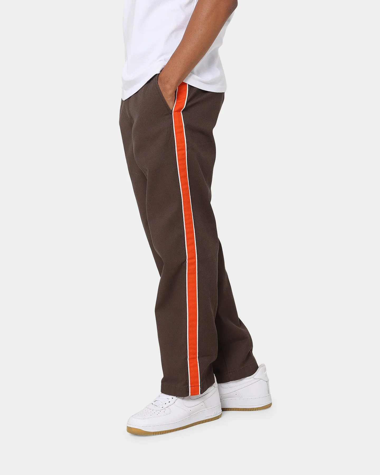 Supreme X Dickies Stripe 874 Pants Brown