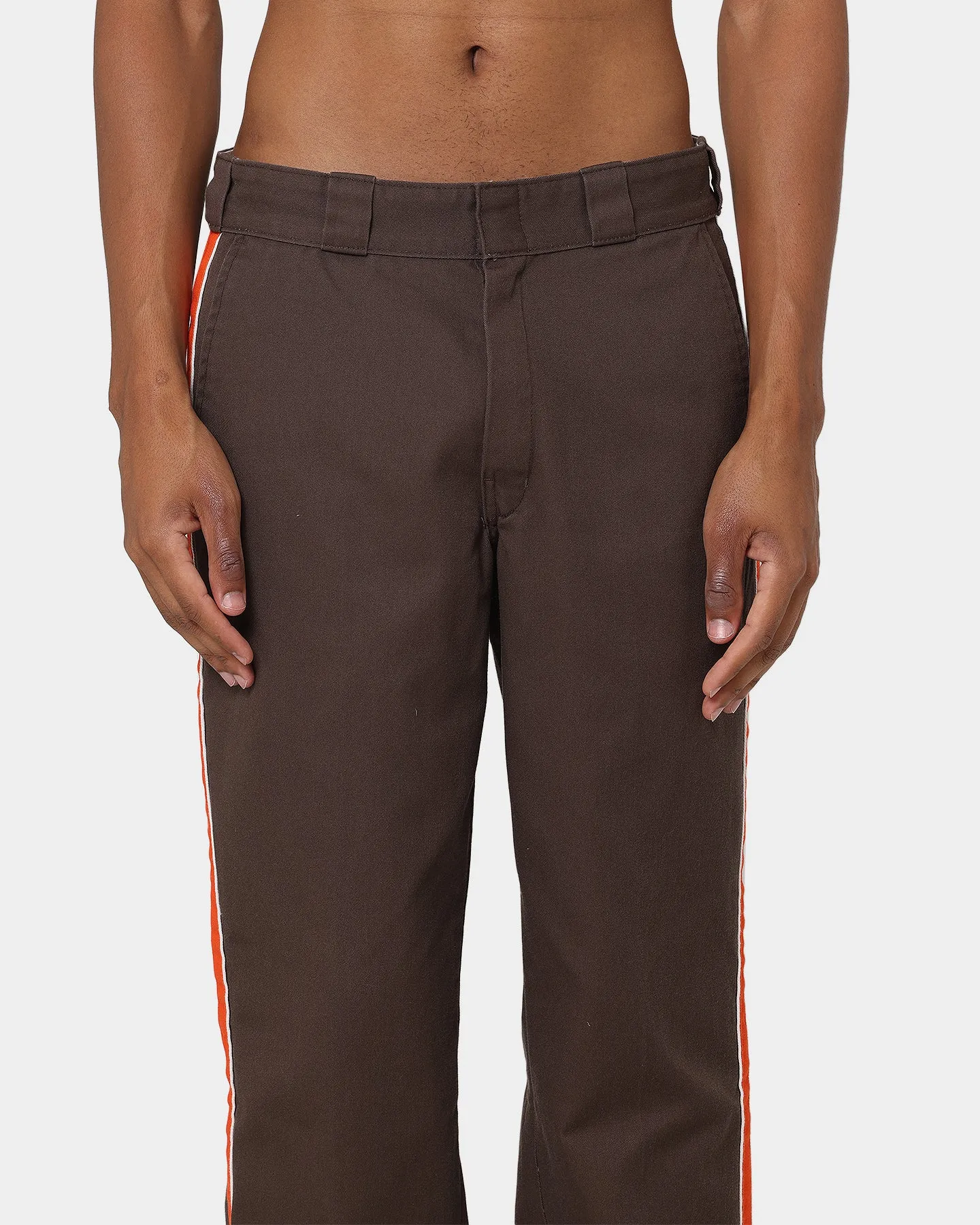 Supreme X Dickies Stripe 874 Pants Brown