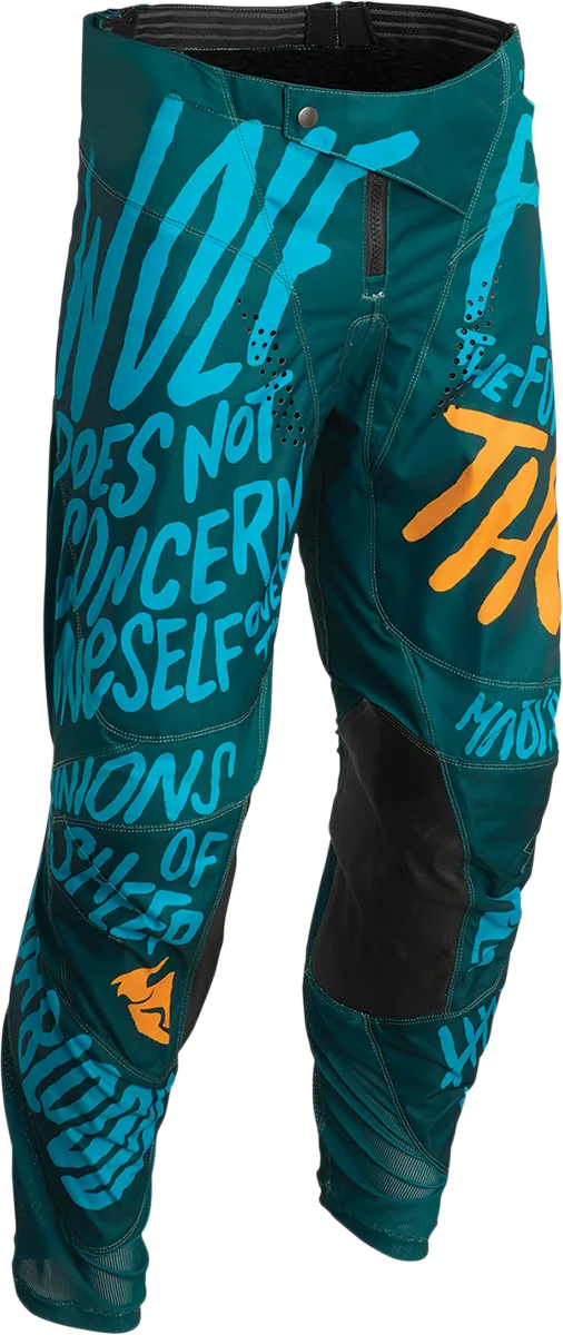 THOR Youth Pulse Counting Sheep Pants - Teal/Tangerine - 26 2903-2083