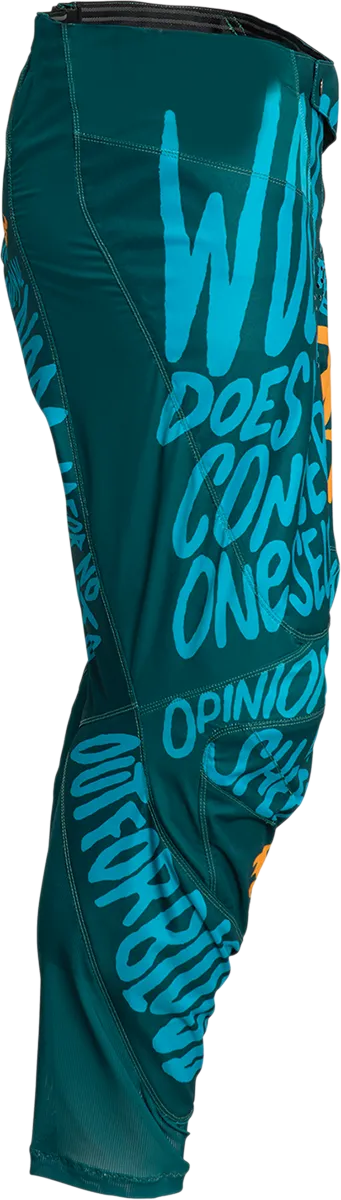 THOR Youth Pulse Counting Sheep Pants - Teal/Tangerine - 26 2903-2083