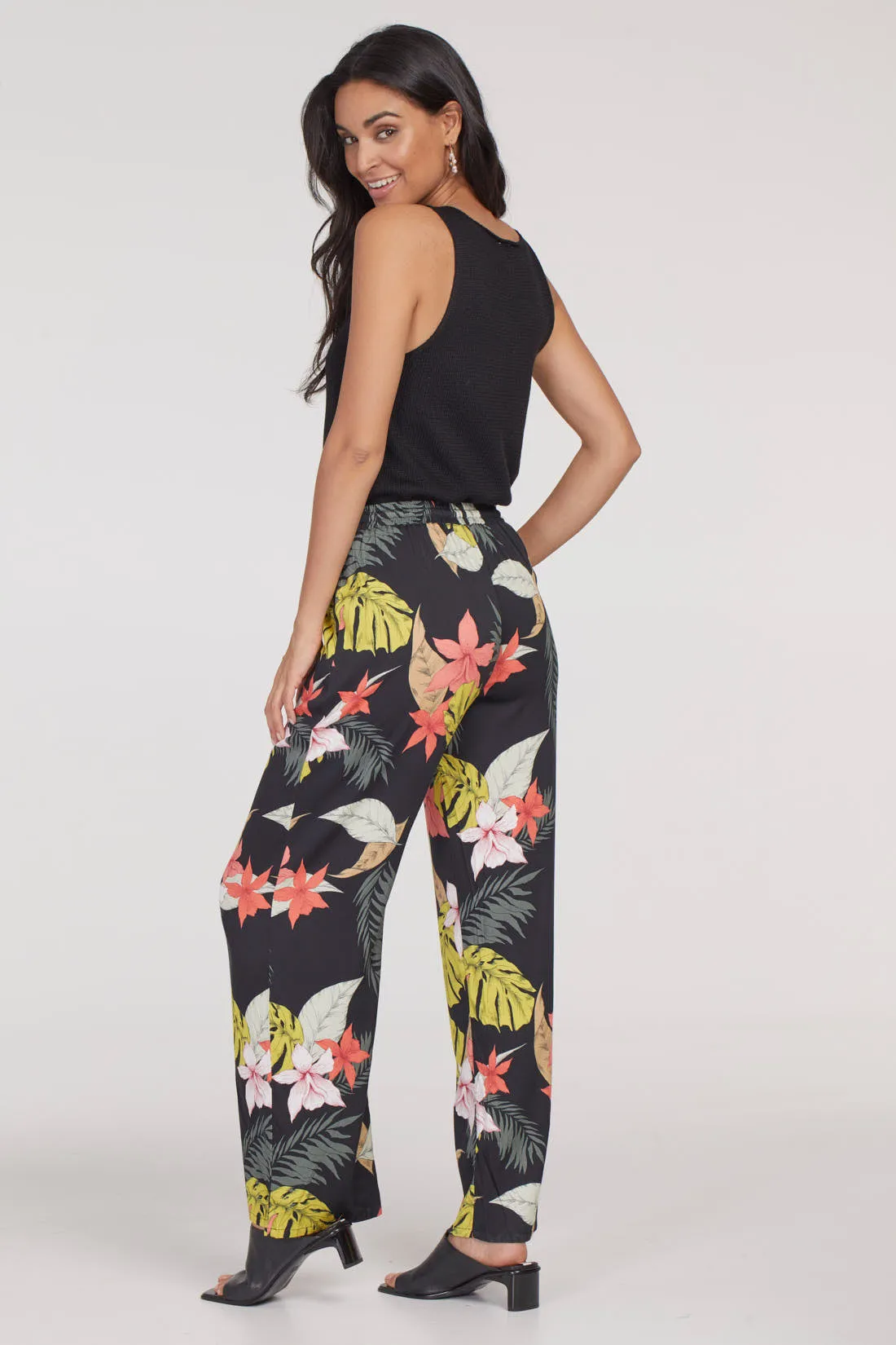 Tribal | Tribal Jeans | Tropical Print | Wide Leg | Pant | Women's